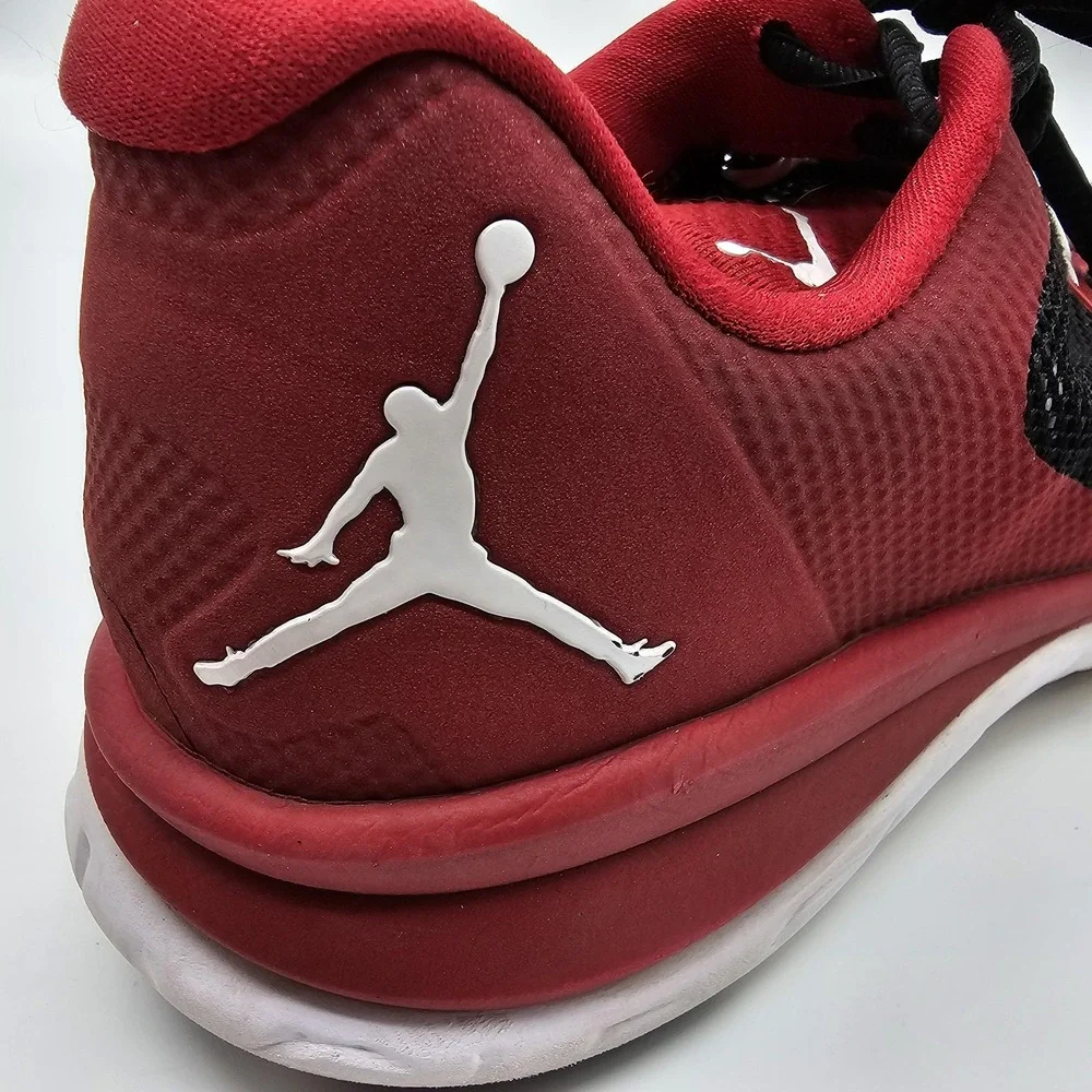 Jordan Shoes Mens‎ Size 11 Red Black Mesh Low Top Running Sneakers 715572-601